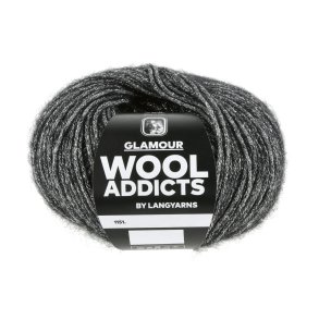 Lang Yarns - Glamour Fv. 04 Sort/Slv