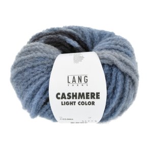 Lang Yarns - Cashmere Light Color Fv. 02 Bl�/Gr�/Natur