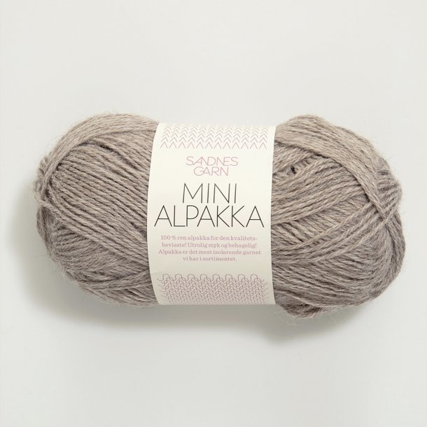 Sandnes - Mini Alpakka Fv. 2650 Grbeige Meleret