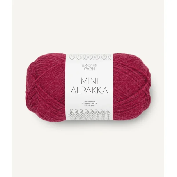 Sandnes - Mini Alpakka Fv. 4255 Rumba Red. 