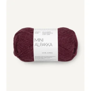 Sandnes - Mini Alpakka Fv. 4372 Dyb Burgunder. 