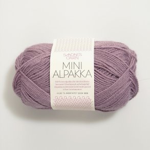 Sandnes - Mini Alpakka Farve 4622 Lys Lyng.