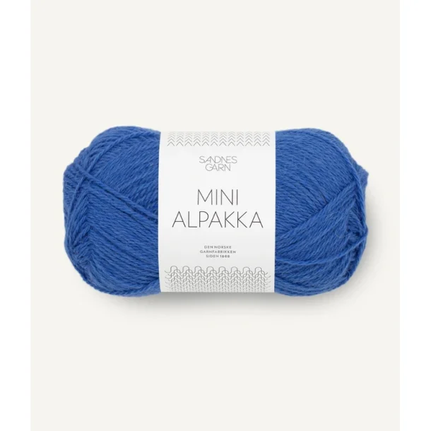 Sandnes - Mini Alpakka Fv. 5845 Dazzling Blue. 