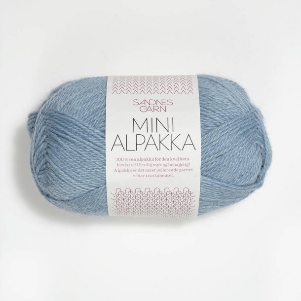 Sandnes - Mini Alpakka Farve 6013 Himmel Bl.