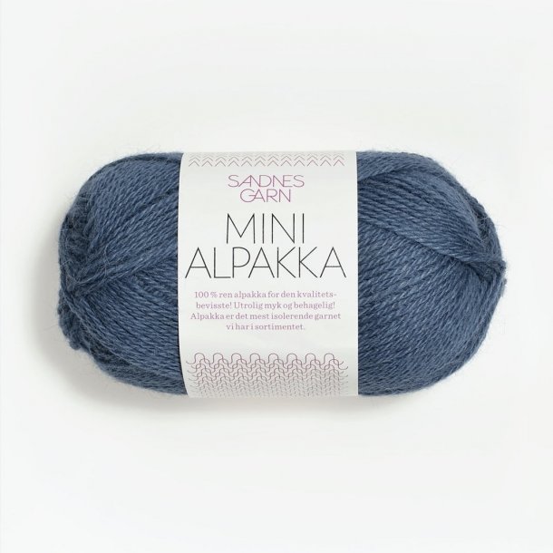 Sandnes - Mini Alpakka Fv. 6052 Jeansbl