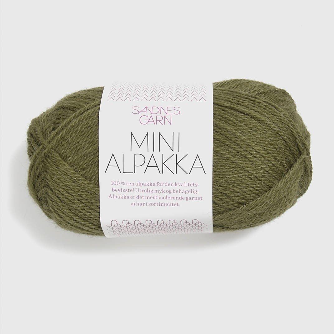 Sandnes - Mini Alpakka Fv. 9554 Mosegrøn - SANDNES - MINI ALPAKKA - Thecornershop.dk - Billigt og Interiør.