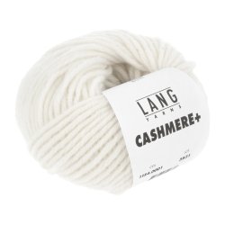 Lang Yarns - Cashmere+ Fv. 01 Hvid