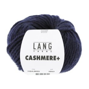 Lang Yarns - Cashmere+ Fv. 25 Marine Bl