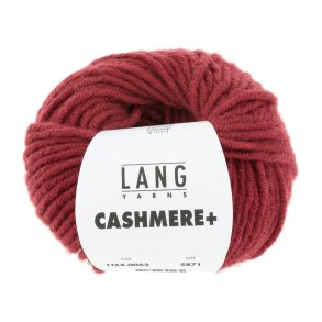 Lang Yarns - Cashmere+ Fv. 62 Burgunder