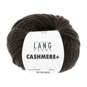 Lang Yarns - Cashmere+ Fv. 68 Mrk Brun Melange