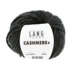 Lang Yarns - Cashmere+ Fv. 70 Antrazit Melange