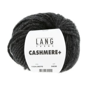 Lang Yarns - Cashmere+ Fv. 70 Antrazit Melange