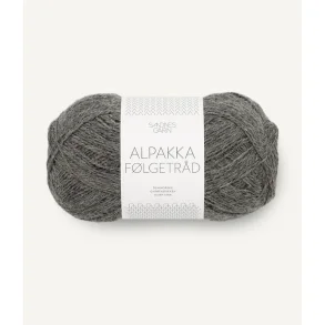 Sandnes - Alpakka Flgetrd Fv. 1053 Mrk Grmeleret