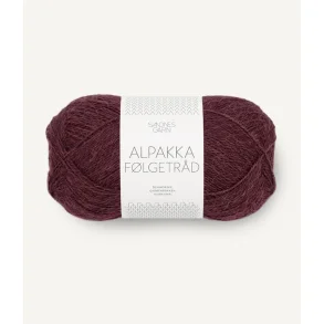 Sandnes - Alpakka Flgetrd Fv. 4372 Dyb Burgunder