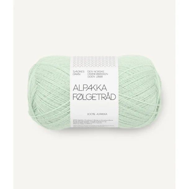 Sandnes - Alpakka F�lgetr�d Fv. 7911 Mint green