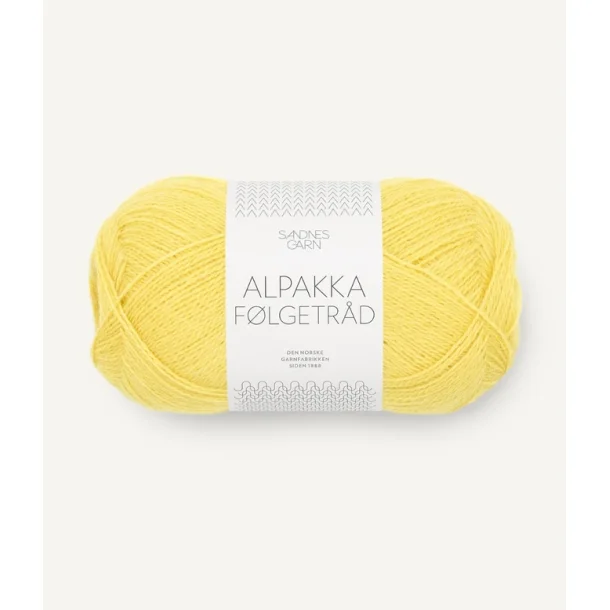 Sandnes - Alpakka Flgetrd Fv. 9004 Lemon