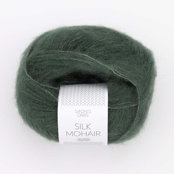 Sandnes - Silk Mohair Fv. 8581 Dyb Skovgrn