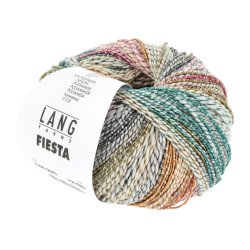 Lang Yarns - Fiesta Fv. 01 Aqua/Rose/Gr/Gul