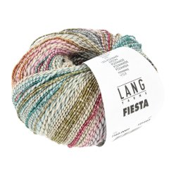 Lang Yarns - Fiesta Fv. 01 Aqua/Rose/Gr/Gul