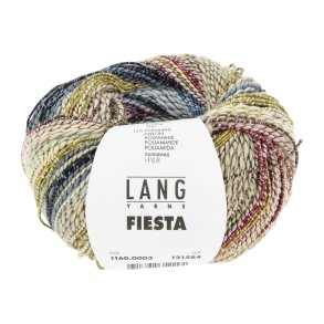Lang Yarns - Fiesta Fv. 03 Gul/Mrk Bl/Rose/Beige