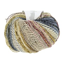 Lang Yarns - Fiesta Fv. 03 Gul/Mrk Bl/Rose/Beige