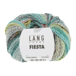 Lang Yarns - Fiesta Fv. 04 Aqua/Turkis/Laks/Gr