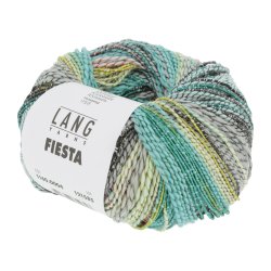Lang Yarns - Fiesta Fv. 04 Aqua/Turkis/Laks/Gr