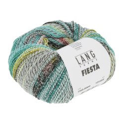 Lang Yarns - Fiesta Fv. 04 Aqua/Turkis/Laks/Gr