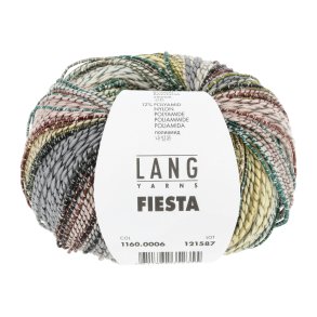 Lang Yarns - Fiesta Fv. 06 Gul/Kobber/Gr�/Aqua