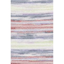 Lang Yarns - Fiesta Fv. 07 R�d/Lilla/Gr�n//Gr�