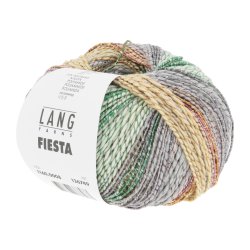 Lang Yarns - Fiesta Fv. 08 Gr�n/Gul/Rose/Gr�