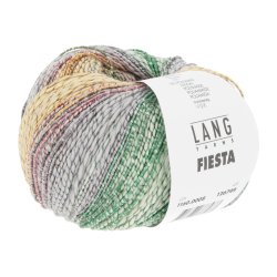 Lang Yarns - Fiesta Fv. 08 Gr�n/Gul/Rose/Gr�
