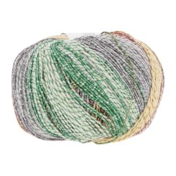 Lang Yarns - Fiesta Fv. 08 Gr�n/Gul/Rose/Gr�