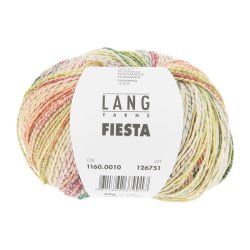 Lang Yarns - Fiesta Fv. 10 Gr�n/Orange/Gul