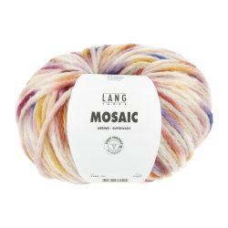 Lang Yarns - Mosaic Fv. 02 Bordeaux/Lilla/Pink/Gul