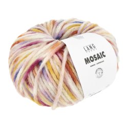 Lang Yarns - Mosaic Fv. 02 Bordeaux/Lilla/Pink/Gul