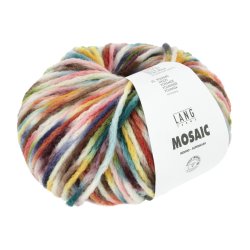 Lang Yarns - Mosaic Fv. 03 Petrol/Lilla/Rose/Brun