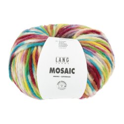 Lang Yarns - Mosaic Fv. 04 Rd/Turkis/Gu/Grn