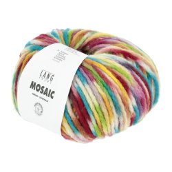 Lang Yarns - Mosaic Fv. 04 Rd/Turkis/Gu/Grn