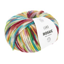 Lang Yarns - Mosaic Fv. 04 Rd/Turkis/Gu/Grn