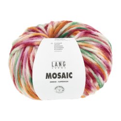 Lang Yarns - Mosaic Fv. 06 Rd/Pink/Orange/Grn