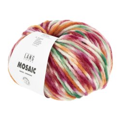 Lang Yarns - Mosaic Fv. 06 Rd/Pink/Orange/Grn