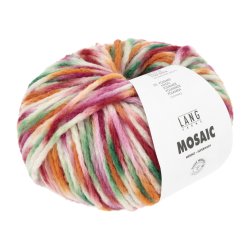 Lang Yarns - Mosaic Fv. 06 Rd/Pink/Orange/Grn