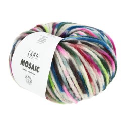 Lang Yarns - Mosaic Fv. 07 Bl/Grn/Pink/Brun