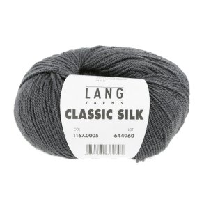 Lang Yarns - Classic Silk Fv. 05 M�rk Gr�