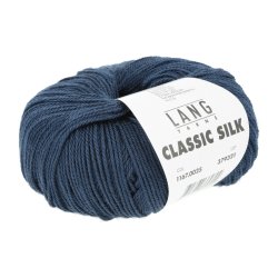 Lang Yarns - Classic Silk Fv. 25 Marine Bl�
