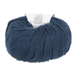 Lang Yarns - Classic Silk Fv. 25 Marine Bl�