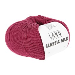 Lang Yarns - Classic Silk Fv. 61 Vinr�d