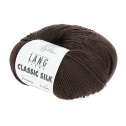 Lang Yarns - Classic Silk Fv. 68 M�rk Brun