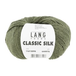Lang Yarns - Classic Silk Fv. 98 M�rk Oliven